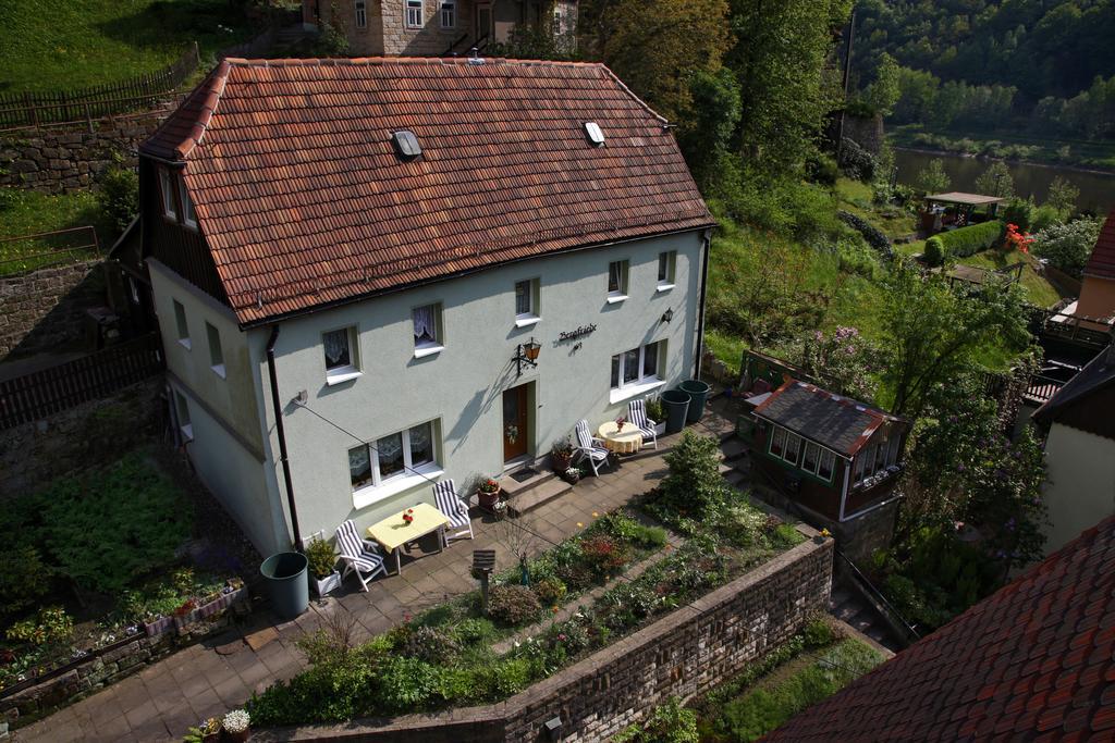 Hotel Haus Bergfriede Bad Schandau Exterior foto